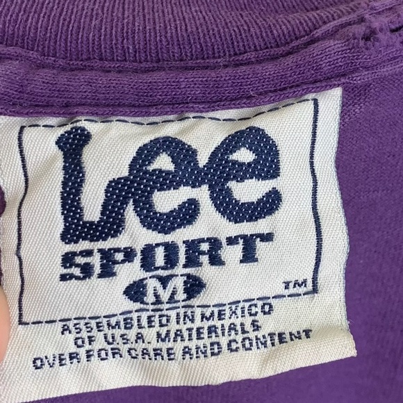 Minnesota Vikings T-Shirt 1998 NFL Heavy Patina Lee Sport Mens Medium MN Vintage - Picture 8 of 13